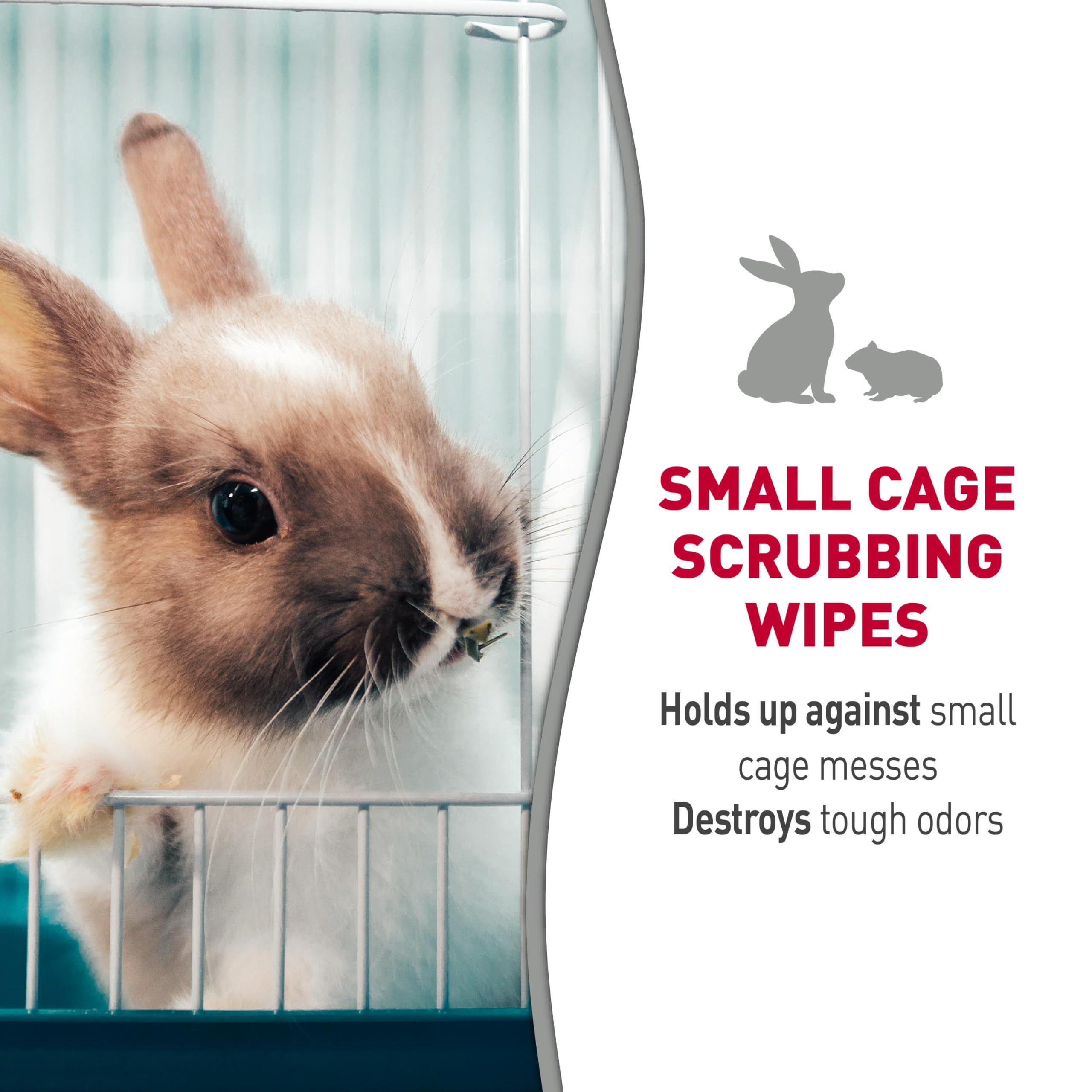 Nature'S Miracle Small Animal Cage Scrubbing Wipes 30Ct